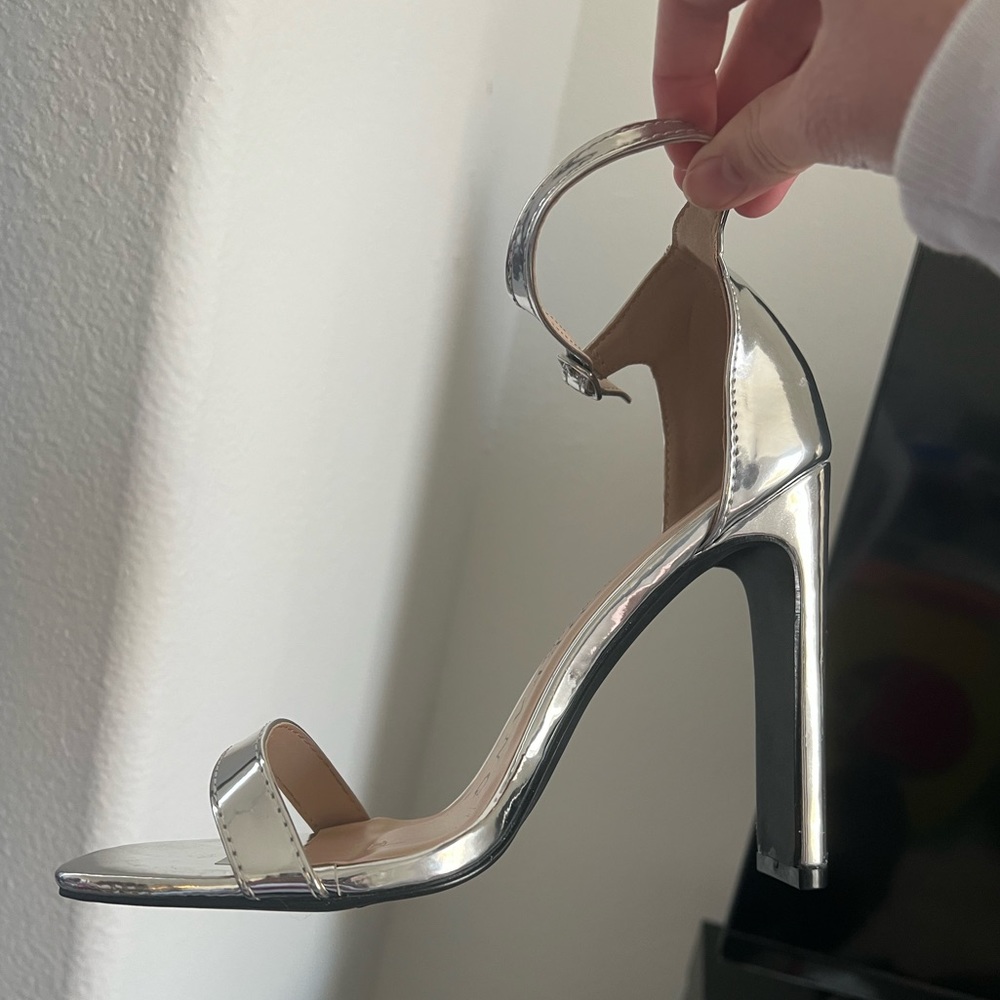Silver Marc Defang Heels